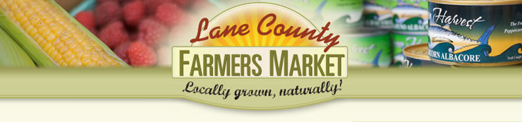 Lane County Farmers Market, a vibrant gathering place to shop for locally grown produce and products.