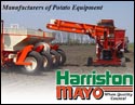 Products include Cup and Pick Potato Planters, Fertilizer Banders, Cultivators and Weeders, the Clodhopper and Terrastar dirt and clod removers and bean cutters and windrowers