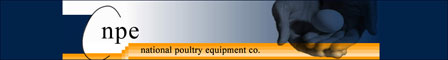 National Poultry Equipment Company, located in Osage Iowa in North Central Iowa, is a privately held manufacturer of egg processing equipment for small to medium sized egg producers. Our egg processing equipment is distributed globally and serves all facets of facets of egg production including chickens, turkeys, ducks, geese and game birds.